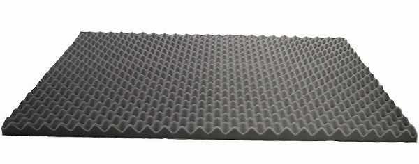 Acoustic convoluted sound proofing sheet